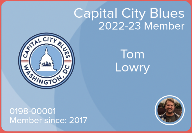 Chant - Membership Card Capital City Blues